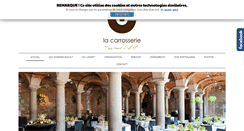 Desktop Screenshot of lacarrosserie.be