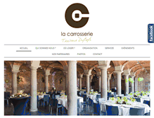 Tablet Screenshot of lacarrosserie.be